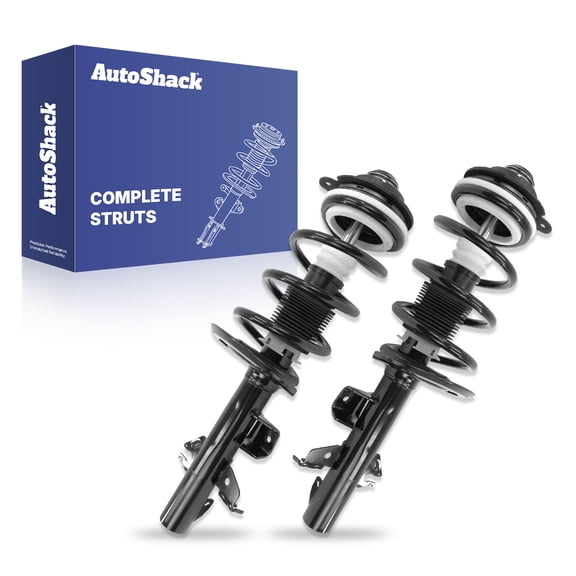 AutoShack Front Complete Strut & Coil Spring Left & Right Replacement for 2014-2022 Jeep Cherokee 2-PC Set