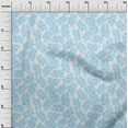 thumbnail image 3 of oneOone Velvet Sky Blue Fabric Tropical Craft Projects Decor Fabric Printed By The Yard 58 Inch Wide, 3 of 5