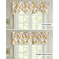 thumbnail image 4 of Christmas Watercolor Gingerbread Window Curtain for Living Room Christmas Kitchen Cabinet Tie-up Valance Curtain Rod Pocket, 4 of 6