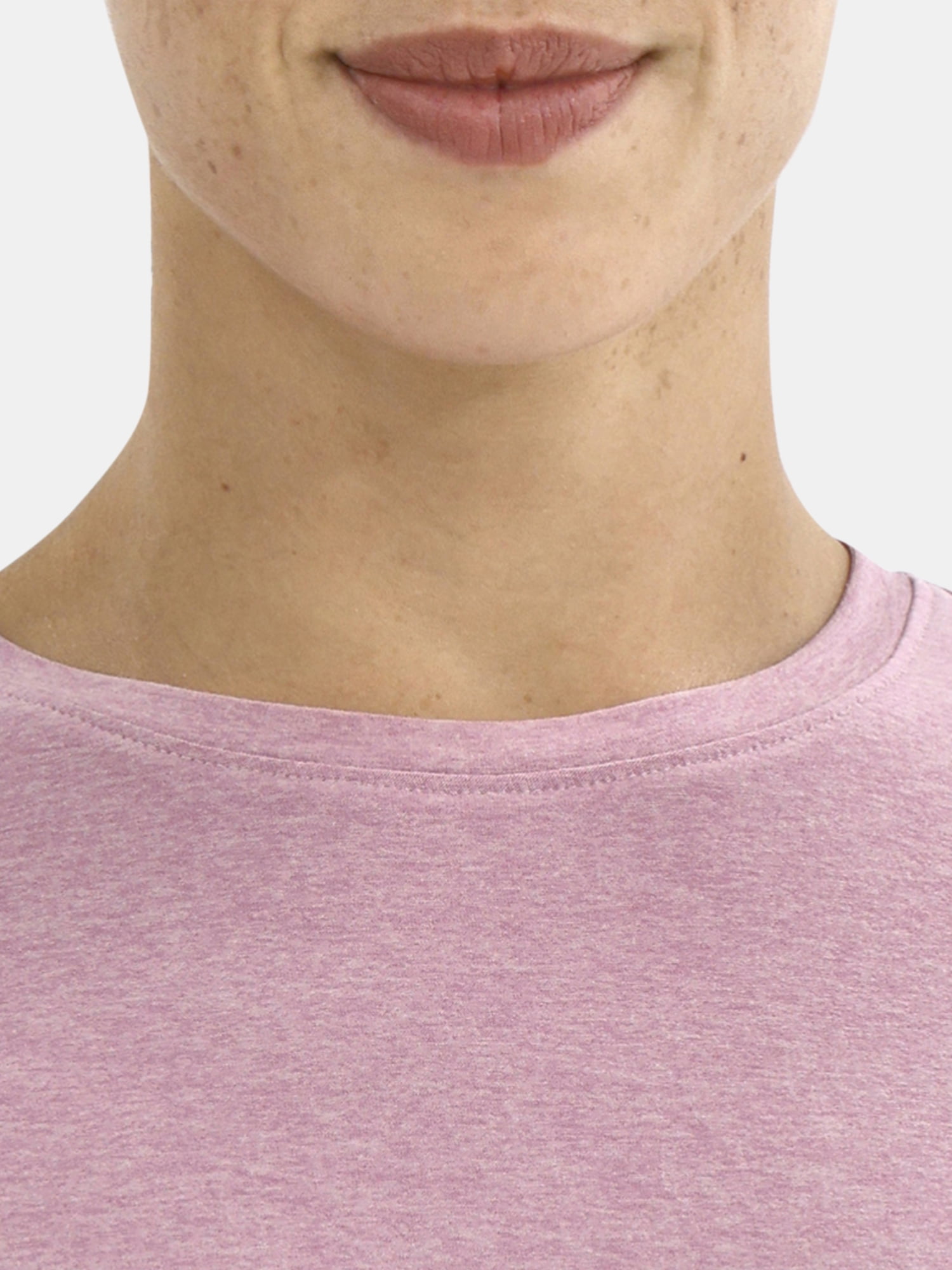 Athletic Works Women's ButterCore Cropped Tee with Short Sleeves, Sizes XS-XXXL