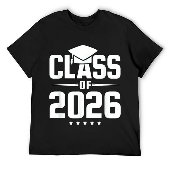 Mens First Day of School Class of 2026 Future Graduate Gift T-Shirt Black