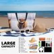 thumbnail image 5 of Disketp Cow Bolsa de Playa de Gran Capacidad, Bolso Impermeable y a Prueba de Arena para Mujer, Ideal para Playa, Piscina y Natación, 5 of 7