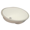 thumbnail image 5 of 19 1/2" Ticor S640 Belfast Series Ceramic Undermount Oval Vanity Sink, 5 of 5