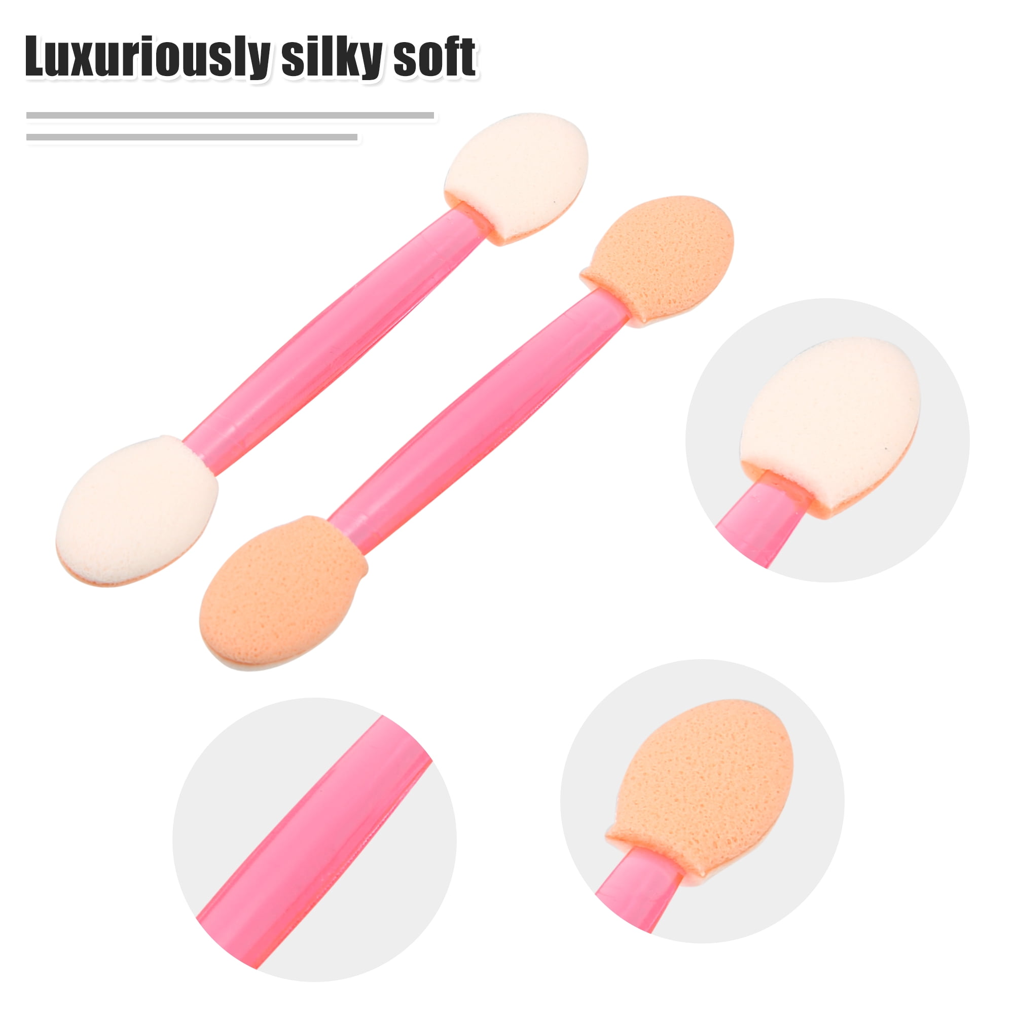 Unique Bargains 25 Pcs Dual Sides Eye Shadow Sponge Applicators