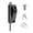 Titanium black, variant on Wooden Door Spring Floor Thickened Vertical Barrels Bolt Latches Aluminum Alloys Framed Door Home Hardware