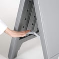 thumbnail image 4 of M&T Displays Mini Street SignPro A-Frame 24.8x19.76 Gray Sidewalk Sign Board for Cafe & Restaurant, 4 of 11