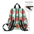 thumbnail image 5 of FORMRS School Backpack with Front Zippered Pocket 12" Student Travel Daypack, Red Strawberry, 5 of 6