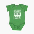 thumbnail image 2 of Luvly Straight Outta 2020 Short Sleeve Baby One-Piece, New Born, Baby Shower Gift, New Parents Gift, 2 of 4