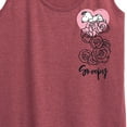 thumbnail image 3 of Peanuts - Snoopy Valentine's Roses - Women's Racerback Tank Top, 3 of 6