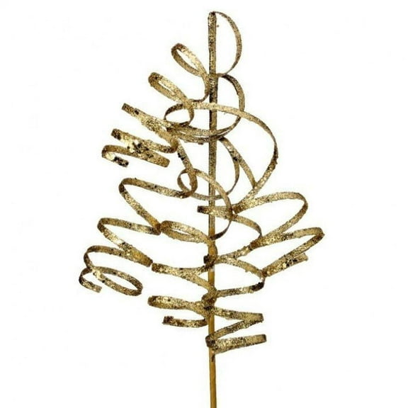 26 Glitter Curly Spray: Gold