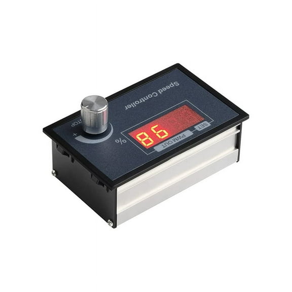 PWM Motor Speed Controller, DC 6-60V 30A Controller 12V 24V 36V 48V, Stepless Regulator Rotary Knob