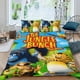 thumbnail image 2 of Pandilla de la Jungla Conjunto de sábanas temático, trío de piezas, cómodo y amigable con la piel, diseño único, regalo de decoración para el hogar para familiares, amigos y fans,135cm *200cm, 2 of 6