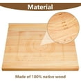 thumbnail image 6 of Qunbio Over-The-Counter-Edge Pastry Board, Bread Board with Carving Ruler & Pie Template, 2 in 1 Kneading Board, Acacia Wood, 6 of 12