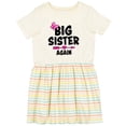 thumbnail image 3 of Inktastic Big Sister Again with Bow and Arrow Girls Toddler Dress, 3 of 5