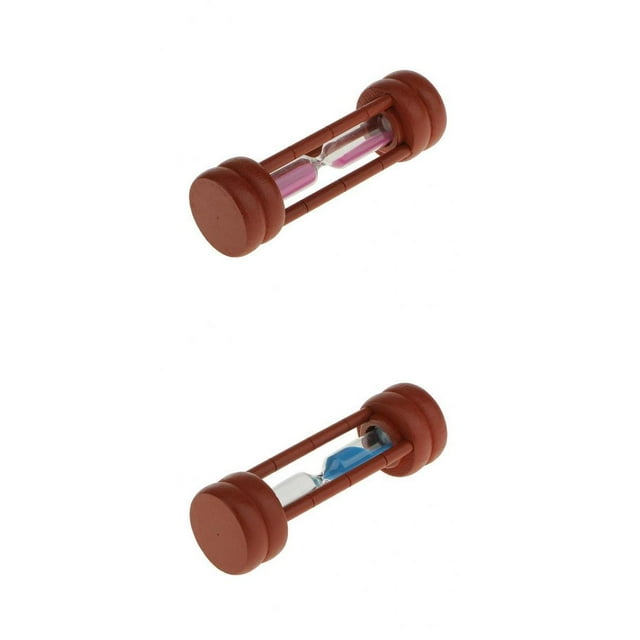 2x Reloj De Temporizador De Arena Recordatorio De Tiempo Adecuado Para Cocinar