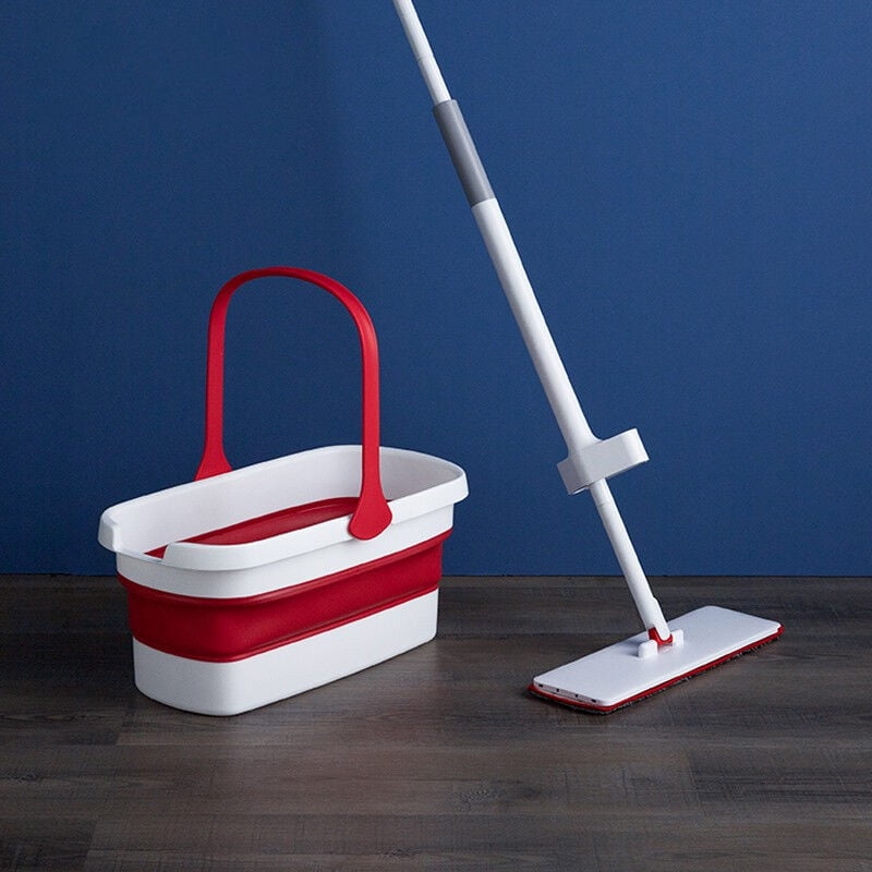Eyliden Flat Mop & Collapsible Bucket Set for Hardwood Ceramic Marble