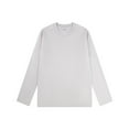 thumbnail image 4 of Mashaouyo 2025 New Women's Cotton Top Round Neck Long Sleeve T Shirt Womens Tops, 4 of 5