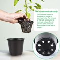 thumbnail image 4 of czcpp-150 Pcs 4" Black Plastic Plants Nursery Pot, Seed Starting Pots, 4 of 4