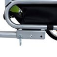 thumbnail image 3 of ZephyPaws Bike Dog Trailer,Carrier for Small and Large Pets up to 66 lbs,Easy Folding Cart Frame,Quick Release Wheel, Universal Bicycle Coupler,Washable Non-Slip Lining,Black Green, 3 of 8