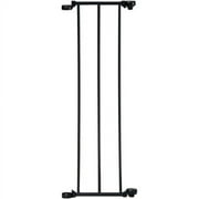 Kidco Custom Fit Auto Close Child Safety Gate Extension, Steel, 9" Black