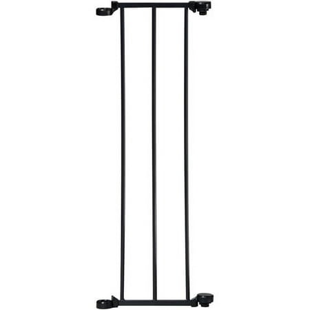 Kidco Custom Fit Auto Close Child Safety Gate Extension, Steel, 9" Black