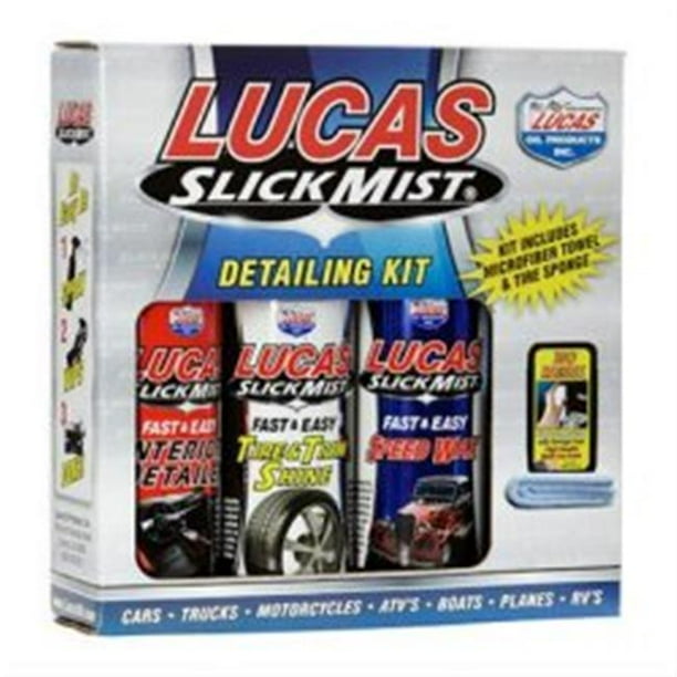 Lucas Slick Mist Interior Detailer / LUCAS OIL PRODUCTS - Lucas slick mist® is a fast and easy wax developed to quickly detail your car, motorcycle, atv, truck, boat and airplane, and leave your paint with a .