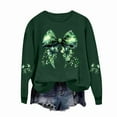 thumbnail image 4 of Yteetum Women's St Patrick's Day Sweatshirt Plus Size Crewneck Irish Gift St Patricks Luckys Shamrocks Graphic Print Hoodless Sweatshirts Top Womens Casual Round Neck Loose Fits Long Sleeve T Shirts, 4 of 4