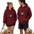 thumbnail image 5 of 2027 New Pet Pouch Hoodie with Pouch Pull Pocket for Cat Dogs Hoodie & Snack Hoodies, 5 of 7