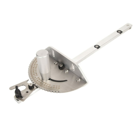Table Saw Miter Gauge, High Accuracy Metal Miter Gauge Standard Professional Silver  for Router Table for Band Saw