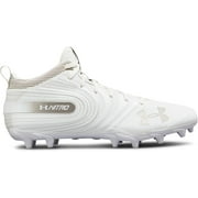 NEW Mens Under Armour Nitro Mid MC Football Cleats White Sz 12.5 M