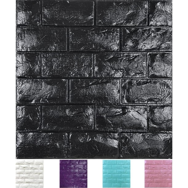 3D Wall Panels Peel and Stick Faux Brick Wallpaper Self Adhesive Foam