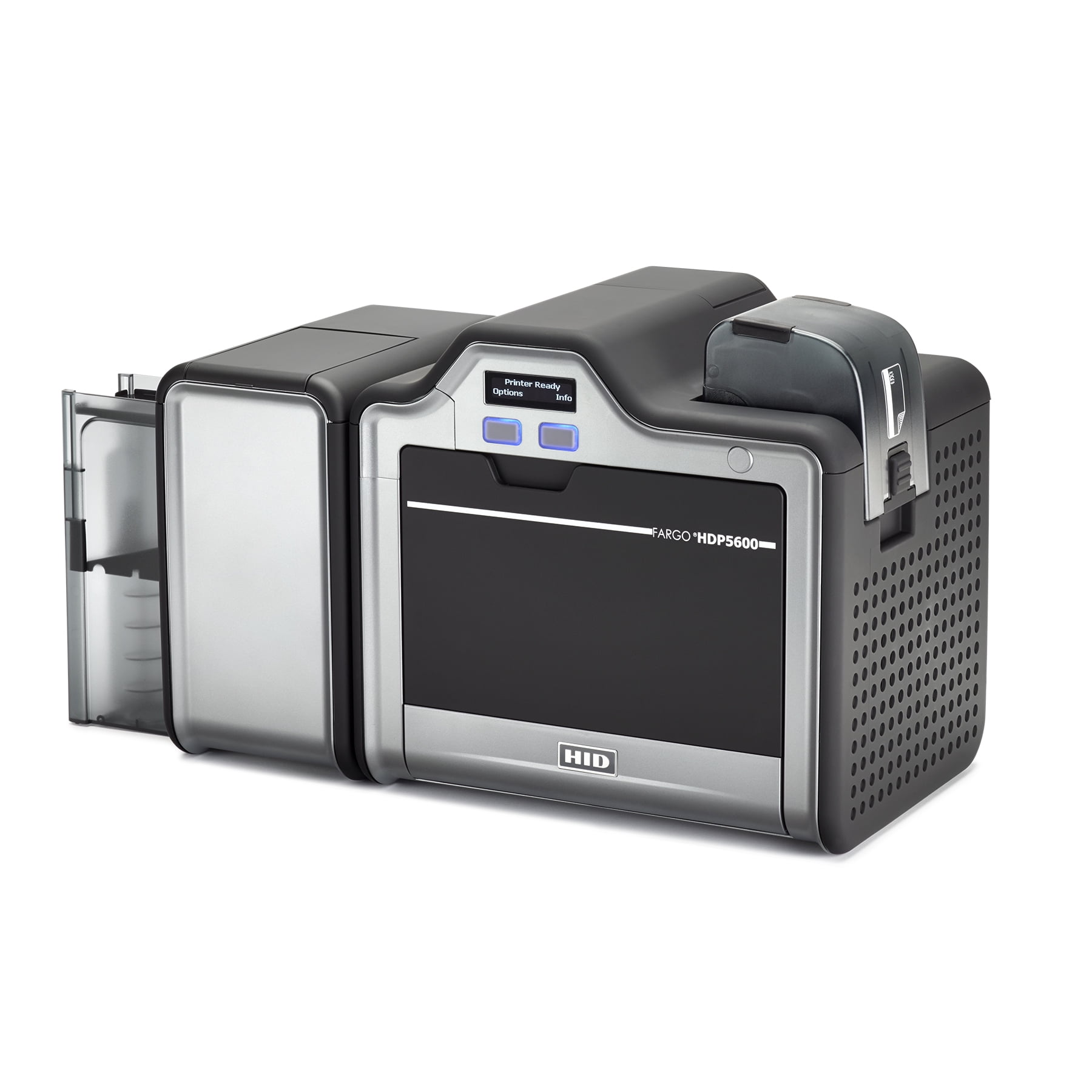 Fargo HDP5600 Dual-Sided ID Card Printer – 600 dpi, Reverse Transfer, Ethernet/Bluetooth/USB, Lamination Capable