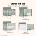 thumbnail image 4 of Dream On Me Avery 5-in-1 Convertible Crib, Meadow Green, 4 of 10