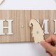 thumbnail image 4 of Letrero De Madera Para Puerta Delantera, Adorno Decorativo, Letrero Para El Hogar, Hermoso Y Elegante Tablero Colgante De Navidad Con Ocho Papá Noel De Navidad Serendint HA013780-00, 4 of 7