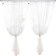 thumbnail image 3 of 2 uds cortinas blancas transparentes Semi 1,5*2m para filtro de luz decorativo tratamientos de ventana para sala de estar cortinas Jacquard ER, 3 of 5