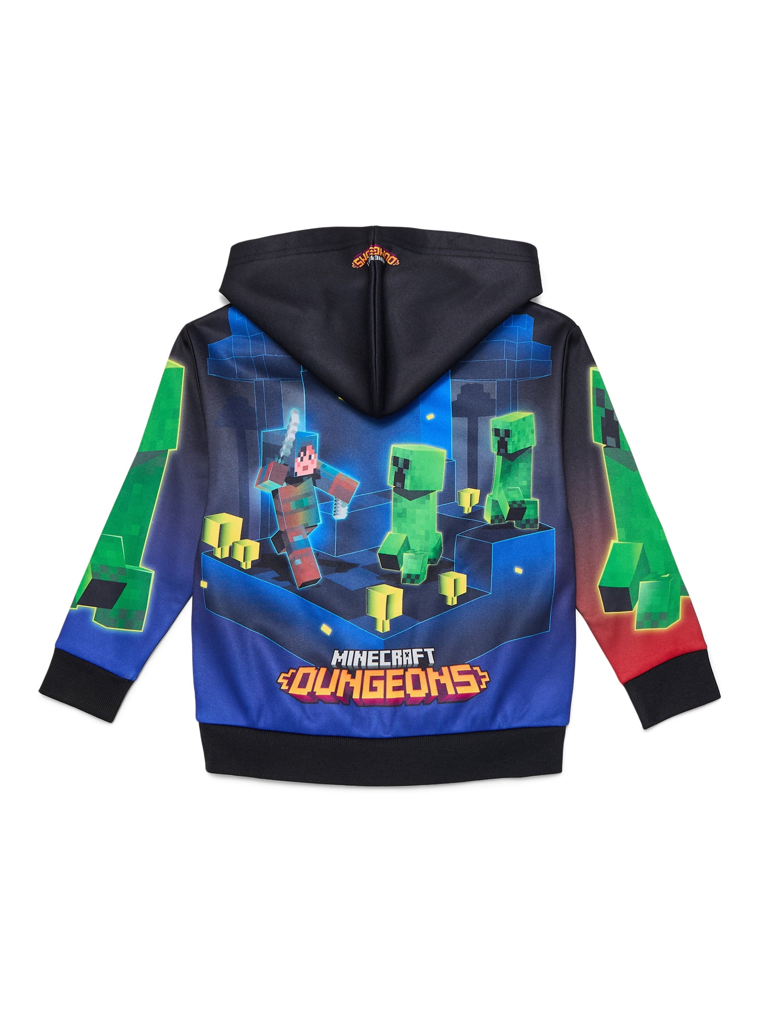 Minecraft Boys Sublimated Graphic Hoodie, Sizes 4-18