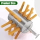 thumbnail image 4 of 2X Desplumador de Pollos, Accesorio de Taladro, Desplumador de Pollos de Acero Inoxidable, MáQuina Desplumadora de Plumas de Pollo de 18 Dedos, 4 of 5