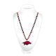 thumbnail image 1 of Cuentas De Arkansas Razorbacks Con Medallón Estilo Mardi Gras - Orden Especial, 1 of 1