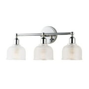 Maxim 11323CLPC Hollow 3-Light Bath Vanity Wall Light&#44; Polished Chrome