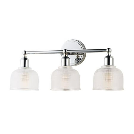 

Hollow 3-Light Bath Vanity Wall Light Polished Chrome
