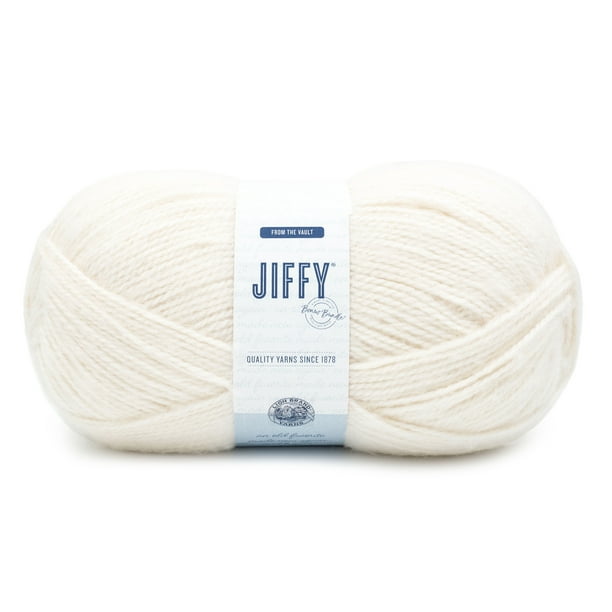 Lion Brand Jiffy Bonus Bundle Yarn-Cream 