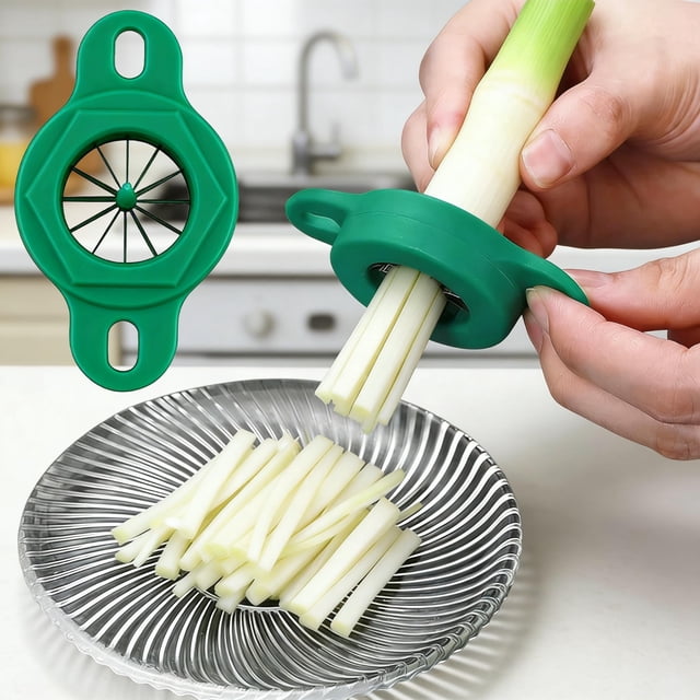Dvkptbk vegetable shredder Scallion Cutter Stainless Steel Plums Scallion Cutter Household Fast Cutting Scallion Artifact