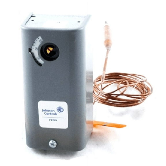 New Johnson Controls A19abc-24 - -30/100f 8'cap Spdt, 3/12 A. Diff