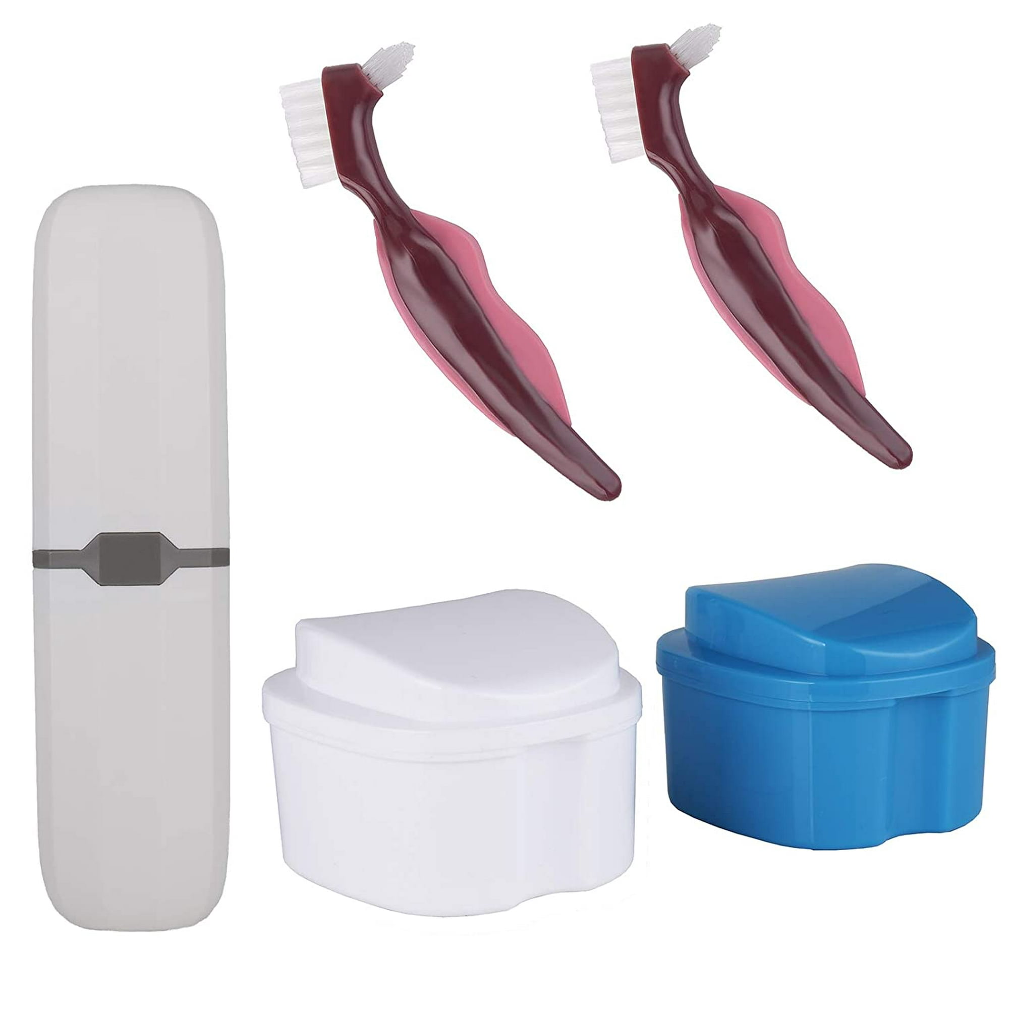 Denture Box, Retainer Box, Denture Tub Box Retainer Container Holder