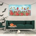 thumbnail image 2 of Lsque Winter Birds on the Fence Pattern Party Banner, Festive Banner , Holiday Celebrations and Events for Carnival Birthday Party Festival Decorations-Medium, 2 of 8
