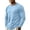 Sky Blue_015, variant on Domuza Mens Long Sleeve Tee Shirts Crew Neck T-Shirts Solid Moisture Wicking Casual Basic Shirt with Pocket Light Purple S