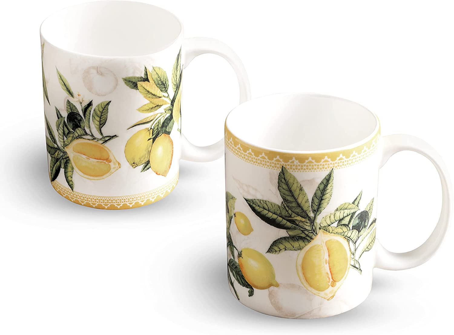 Paisley tasses set de 4 porcelaine fine orange Paisley mugs hand decorated in UK Paisley tasses set de 4 porcelaine fine orange Paisley mugs hand decorated in UK
