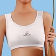thumbnail image 2 of LRen Girls Training Bras,5PCS Girl Seamless Wireless Sports Bralettes Soft Lightly Padding Yoga Crop Tops for Girls, 2 of 5