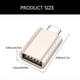 thumbnail image 3 of 1Pair USB C To USB Adapter USB3.2 Female to Type C Male Adapter Support Up To 10Gbps Speed Charging For Various Devices space silver, 3 of 5