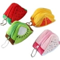 thumbnail image 1 of Monedero de 4 frutas de felpa y lindo, el monedero de bolsillo para fiesta más popular entre mujeres y niñas, 1 of 5